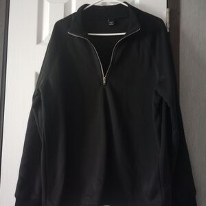 NFINITY Black Zip-Up Sweater